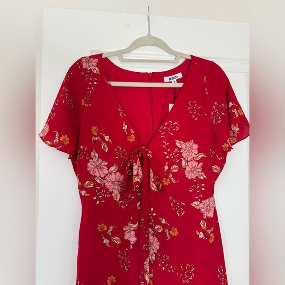 BB Dakota Red Floral Dress - Picture 2 of 6